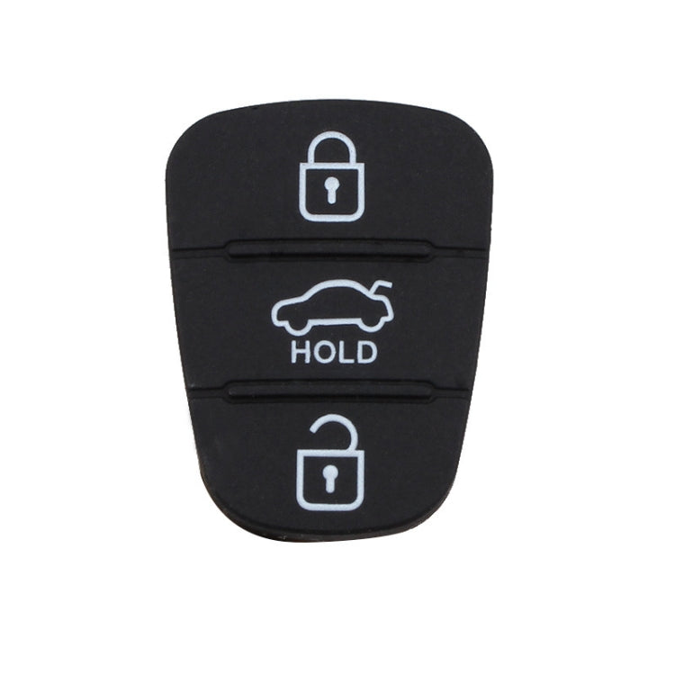 Replacement 3 Buttons Silicone Pad for Hyundai / Kia Car Key Shell, without Battery - Car Key Cases by PMC TechLife | Online Shopping South Africa | PMC TechLife