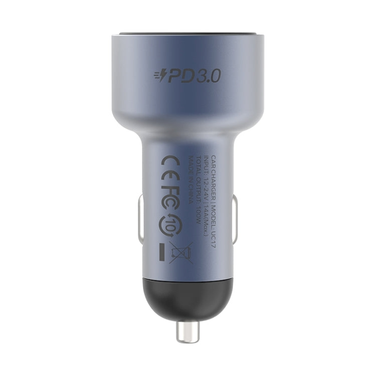 MOMAX UC17E 100W USB-C / Type-C x 2 + USB Three Ports Car Charger - free shipping - PMC TechLife - Order now!