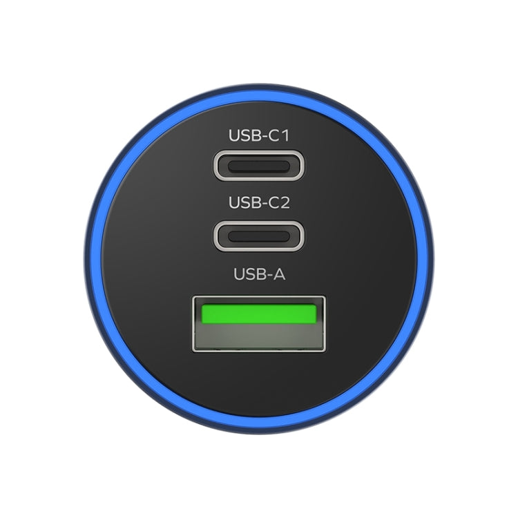 MOMAX UC17E 100W USB-C / Type-C x 2 + USB Three Ports Car Charger - free shipping - PMC TechLife - Order now!