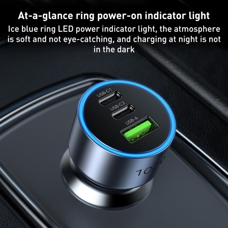MOMAX UC17E 100W USB-C / Type-C x 2 + USB Three Ports Car Charger - free shipping - PMC TechLife - Order now!
