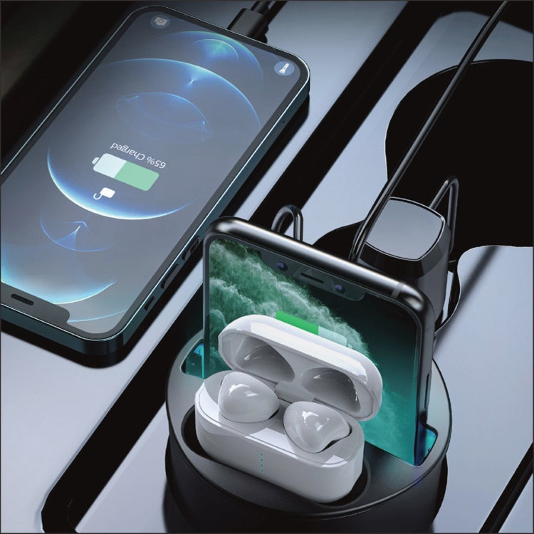 X13A 4 in 1 Car QI Standard Charging Cup Wireless Fast Charger - Car Charger by PMC TechLife | Online Shopping South Africa | PMC TechLife