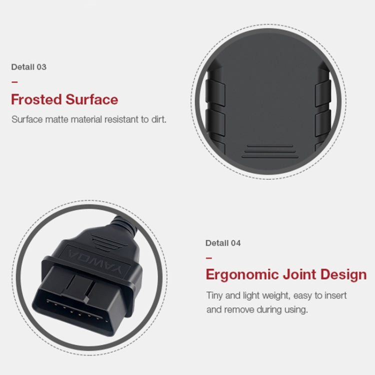 YA201 Car Mini Code Reader OBD2 Fault Detector Diagnostic Tool - Code Readers & Scan Tools by PMC TechLife | Online Shopping South Africa | PMC TechLife