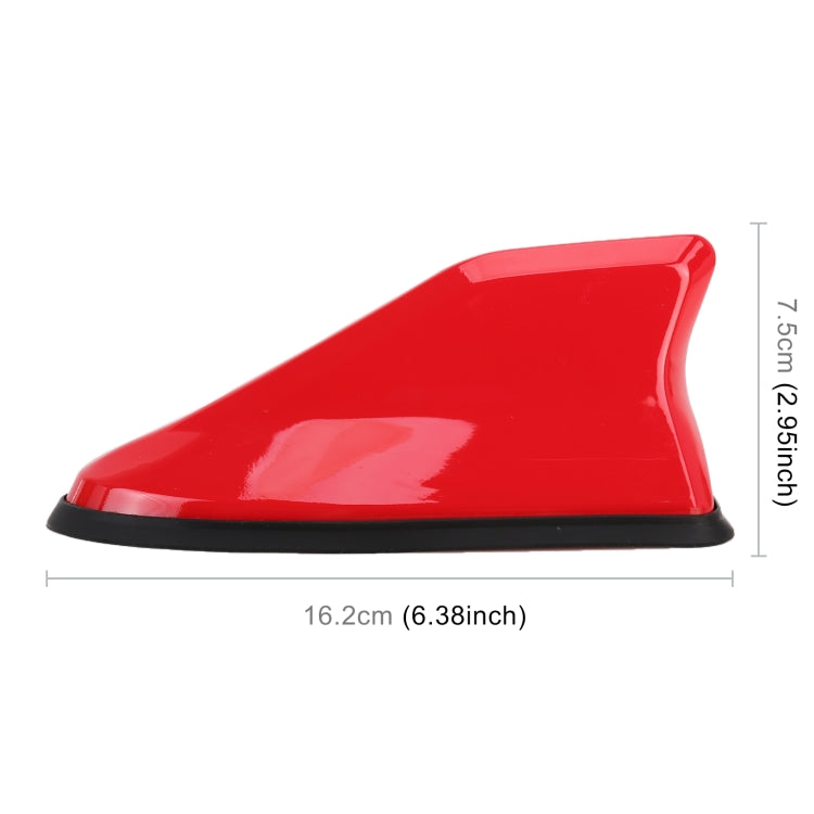 Universal Car Antenna Aerial Shark Fin Radio Signal (Red) - Aerials by PMC Jewellery | Online Shopping South Africa | PMC Jewellery