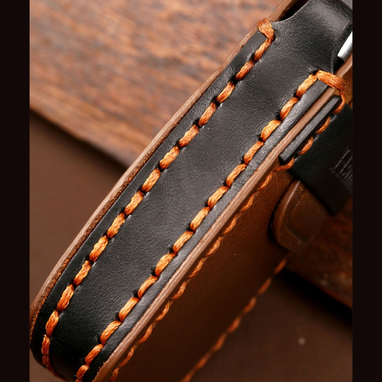 Hallmo Car Cowhide Leather Key Protective Cover Key Case for Audi A6L / A8L / A4 / A7 / A5 C Style(Brown) - free shipping - PMC TechLife - Order now!