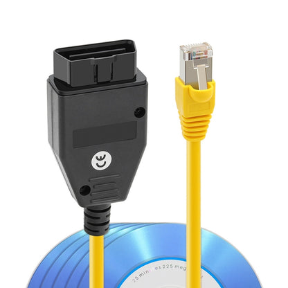ESYS ENET for ICOM BMW F-Series with A Full Set of CD V50.3 Car Brush Hidden Cable - Code Readers & Scan Tools by PMC Jewellery | Online Shopping South Africa | PMC Jewellery