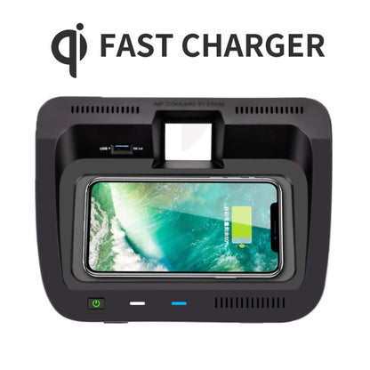 HFC-1062 Car Qi Standard Wireless Charger 10W Quick Charging for Toyota RAV4 2020-2021, Left Driving - Wireless Charging Pads by PMC Jewellery | Online Shopping South Africa | PMC Jewellery