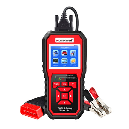 KONNWEI KW870 2 in 1 Car OBD2 Fault Diagnosis + Battery Tester - Code Readers & Scan Tools by KONNWEI | Online Shopping South Africa | PMC Jewellery