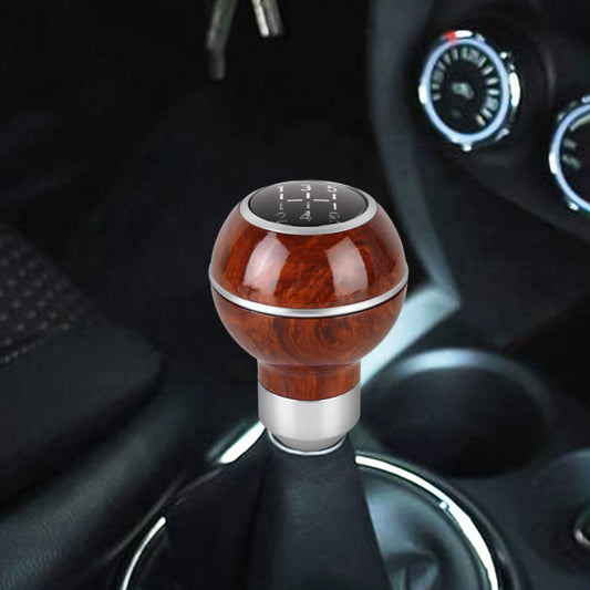 Universal Car Wood Texture Metal Gear Shift Knob (Silver) - Shift Knob by PMC Jewellery | Online Shopping South Africa | PMC Jewellery