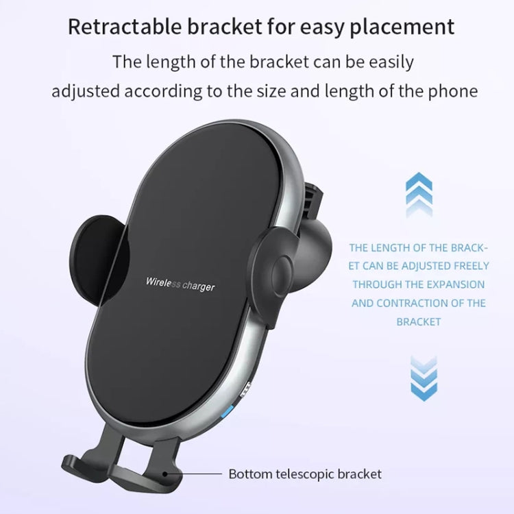 Car Smart Wireless Charger Phone Holder - Wireless Charger Holders by PMC Jewellery | Online Shopping South Africa | PMC Jewellery