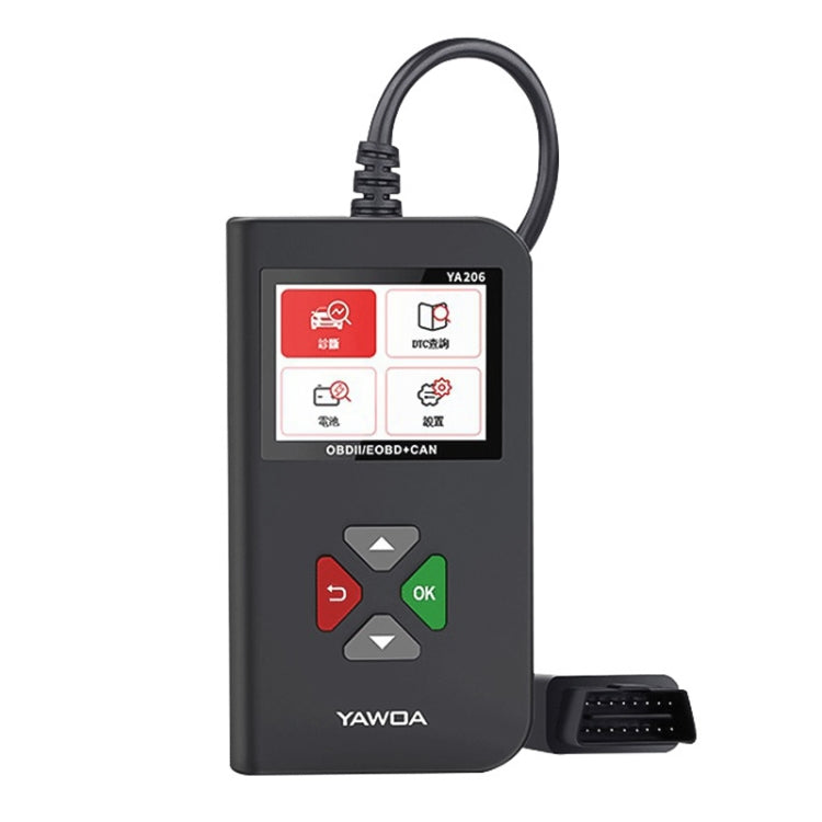 YA206 Car Code Reader OBD2 Fault Detector Diagnostic Tool - Code Readers & Scan Tools by PMC TechLife | Online Shopping South Africa | PMC TechLife