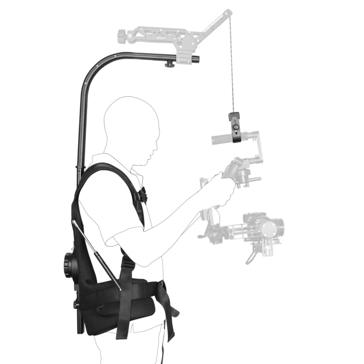 YELANGU B1 Stabilizer Vest Camera Support System for DSLR & DV Cameras, Load: 1-8kg (Black) - free shipping - PMC TechLife - Order now!