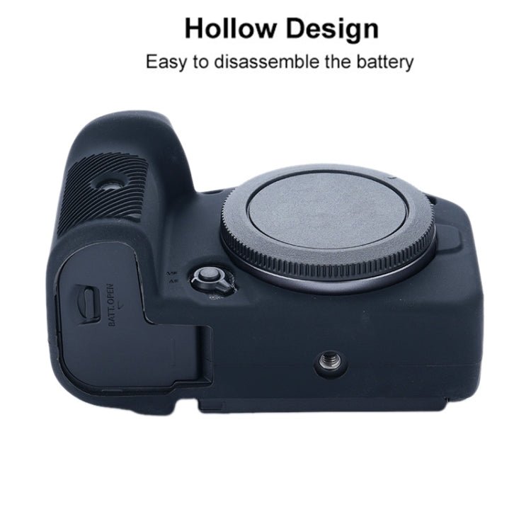 For Canon EOS R7 Soft Silicone Protective Case (Black) - Protective Case by PMC TechLife | Online Shopping South Africa | PMC TechLife | Buy Now Pay Later Mobicred