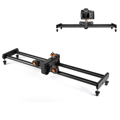 YELANGU YLG0119A 60cm Splicing Slide Rail Track + Trolley Rail Buckle for SLR Cameras / Video Cameras(Black) - Camera Slider by YELANGU | Online Shopping South Africa | PMC Jewellery | Buy Now Pay Later Mobicred