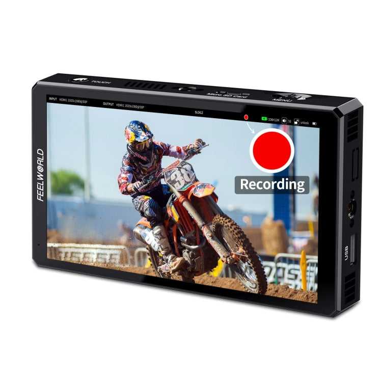 FEELWORLD CUT6 6-inch Touch Screen Monitor Recorder FHD IPS 4K HDMI Camera Field Monitor (Black) - On-camera Monitors by FEELWORLD | Online Shopping South Africa | PMC Jewellery | Buy Now Pay Later Mobicred