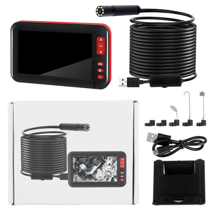 P20 4.3 Inch Screen Display HD1080P Inspection Endoscope with 8 LEDs, Length: 10m, Lens Diameter: 8mm, Hard Line -  by PMC Jewellery | Online Shopping South Africa | PMC Jewellery