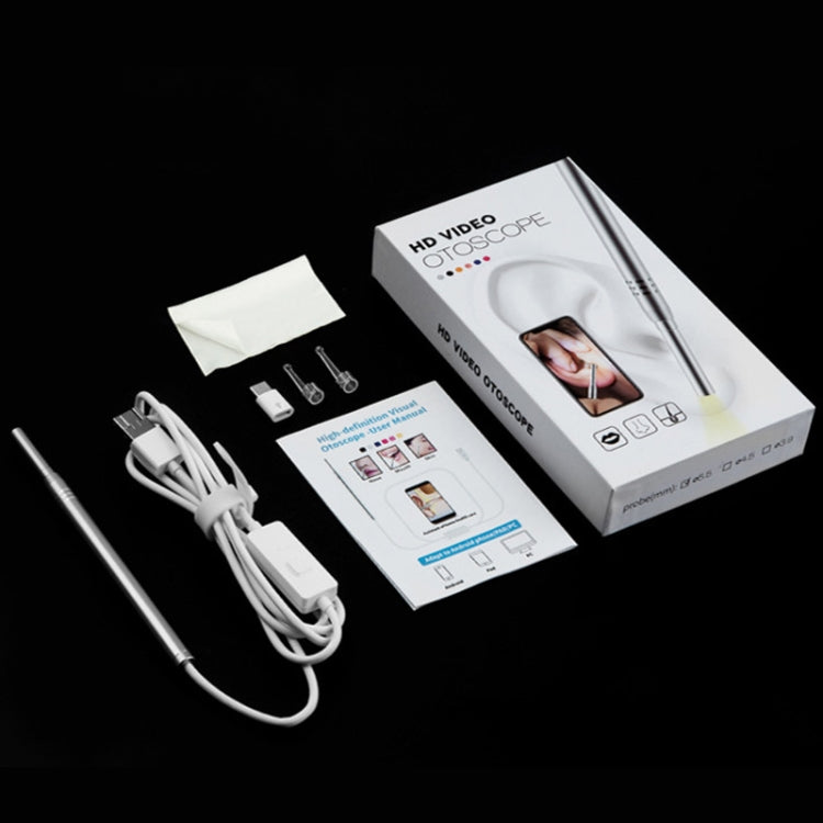 1MP HD Visual Ear Nose Tooth Endoscope Borescope with 6 LEDs, Lens Diameter: 4.3mm -  by PMC TechLife | Online Shopping South Africa | PMC TechLife