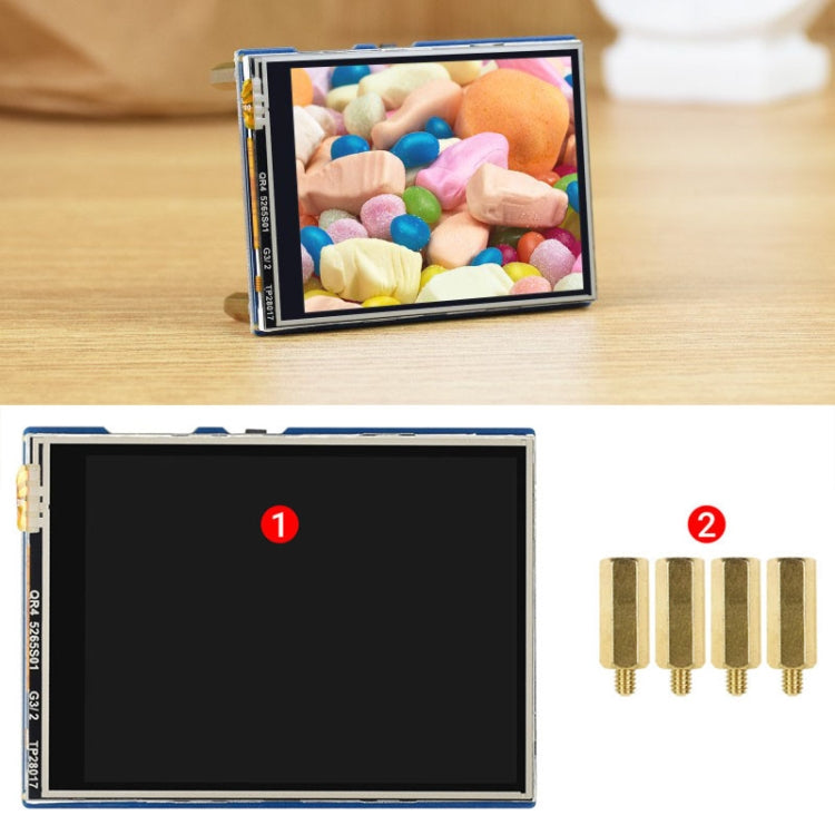 WAVESHARE 2.8 inch 262K Colors 320 x 240 Pixel Touch Display Module for Raspberry Pi Pico, SPI Interface - LCD & LED Display Module by WAVESHARE | Online Shopping South Africa | PMC TechLife | Buy Now Pay Later Mobicred