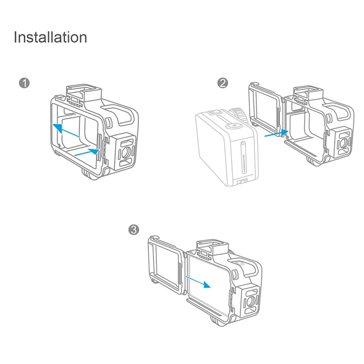 PGYTECH P-11B-010 Sports Camera Rabbit Cage Accessory Vlog for DJI Osmo Action - Protection Frame by PGYTECH | Online Shopping South Africa | PMC TechLife | Buy Now Pay Later Mobicred