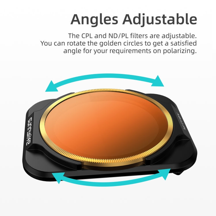 Sunnylife A2S-FI9343 ND64PL Lens Filter for DJI Air 2S - free shipping - PMC TechLife - Order now!