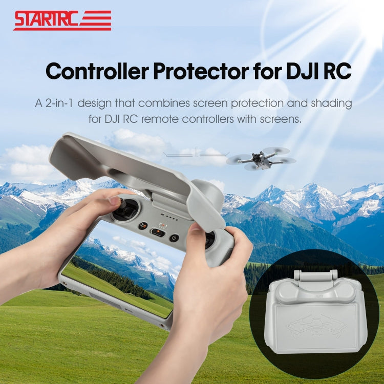 For DJI RC STARTRC Remote Control Sunshade Protection Cover (Grey) - Lens Hood by STARTRC | Online Shopping South Africa | PMC Jewellery | Buy Now Pay Later Mobicred