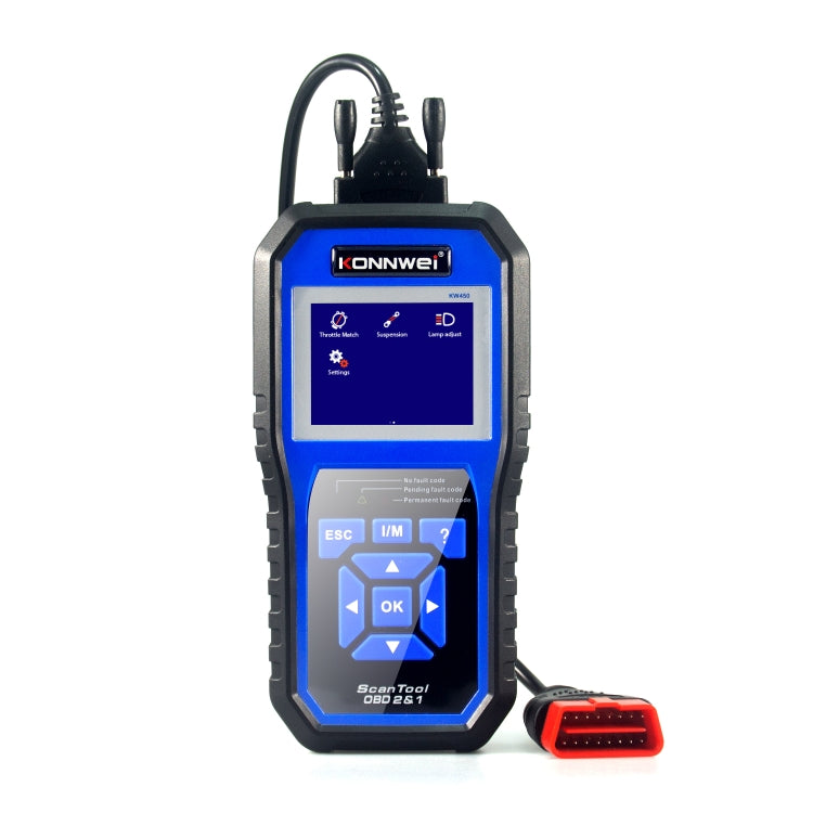 KONNWEI KW450 Car 2.8 inch TFT Color Screen Battery Tester Support 2 Languages / System  XP WIN7 WIN8 WIN10 - Code Readers & Scan Tools by KONNWEI | Online Shopping South Africa | PMC Jewellery | Buy Now Pay Later Mobicred