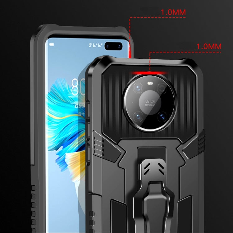For Huawei P smart 2021 / Y7a Machine Armor Warrior Shockproof PC + TPU Protective Case(Army Green) - free shipping - PMC TechLife - Order now!