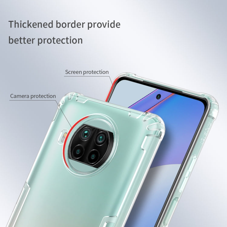 For Xiaomi Mi 10T Lite 5G / Redmi Note 9 Pro 5G NILLKIN Nature TPU Transparent Soft Protective Case(Grey) - Xiaomi Cases by NILLKIN | Online Shopping South Africa | PMC Jewellery