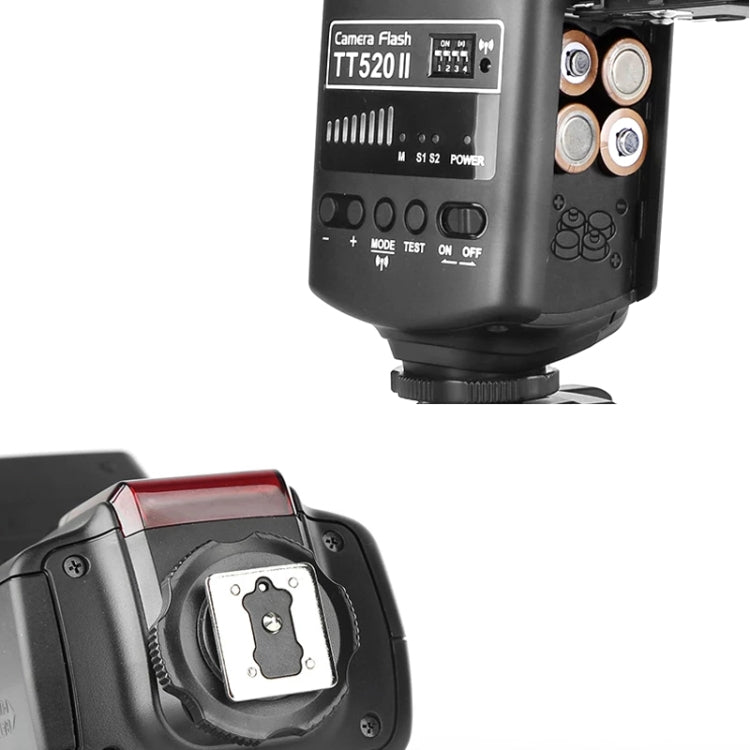 Godox TT520II 433MHZ Wireless 1/300s-1/2000s HSS Flash Speedlite Camera Top Fill Light for Canon / Nikon DSLR Cameras(Black) - Shoe Mount Flashes by Godox | Online Shopping South Africa | PMC Jewellery | Buy Now Pay Later Mobicred