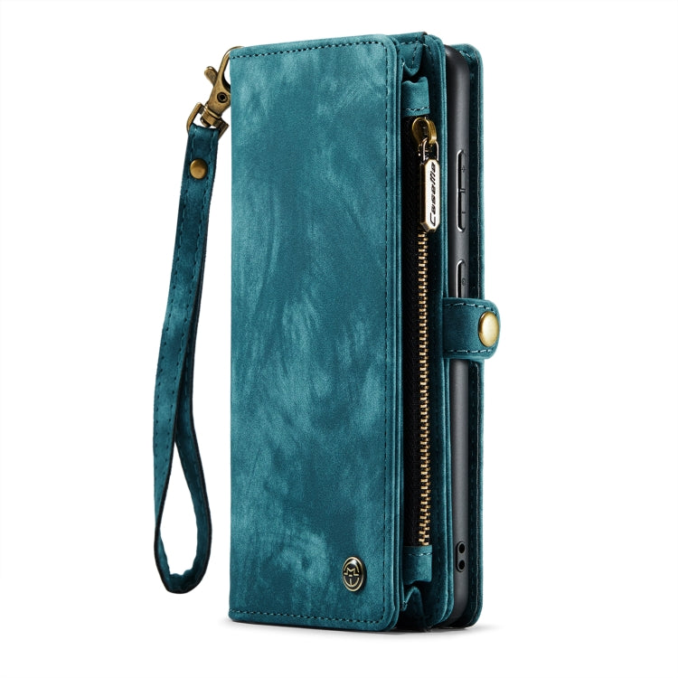 For Samsung Galaxy A52 5G / 4G CaseMe Detachable Multifunctional Horizontal Flip Leather Case, with Card Slot & Holder & Zipper Wallet & Photo Frame(Blue) - Galaxy Phone Cases by CaseMe | Online Shopping South Africa | PMC Jewellery