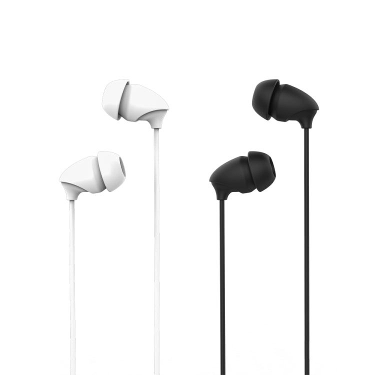 REMAX RM-588 In-Ear Stereo Sleep Earphone with Wire Control & MIC & Support Hands-free(White) - Normal Style Earphone by REMAX | Online Shopping South Africa | PMC Jewellery