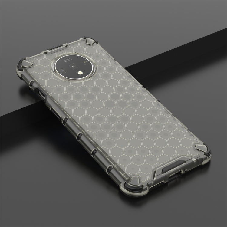 For OnePlus 7T Shockproof Honeycomb PC + TPU Case(Black) - Xiaomi Cases by PMC TechLife | Online Shopping South Africa | PMC TechLife | Buy Now Pay Later Mobicred
