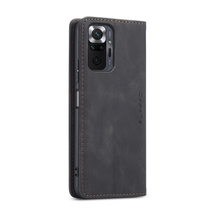 For Xiaomi Redmi Note 10 Pro 4G / Note 10 Pro Max CaseMe 013 Multifunctional Horizontal Flip Leather Case with Holder & Card Slot & Wallet(Black) - Note 10 Pro Cases by CaseMe | Online Shopping South Africa | PMC Jewellery