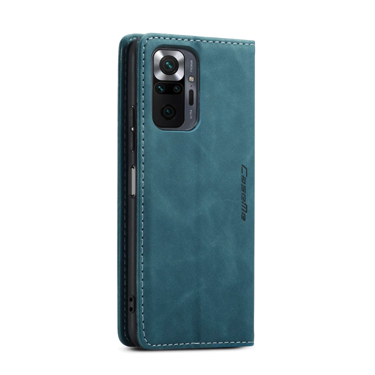 For Xiaomi Redmi Note 10 Pro 4G / Note 10 Pro Max CaseMe 013 Multifunctional Horizontal Flip Leather Case with Holder & Card Slot & Wallet(Blue) - Note 10 Pro Cases by CaseMe | Online Shopping South Africa | PMC Jewellery