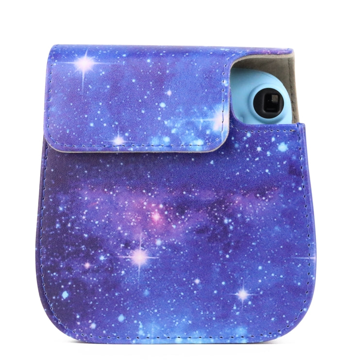 Painted Series Camera Bag with Shoulder Strap for Fujifilm Instax mini 11(Shining Starry Sky) - Leather Bag by PMC TechLife | Online Shopping South Africa | PMC TechLife