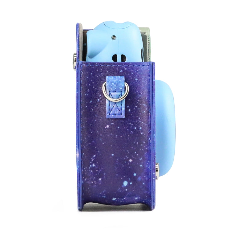 Painted Series Camera Bag with Shoulder Strap for Fujifilm Instax mini 11(Shining Starry Sky) - Leather Bag by PMC TechLife | Online Shopping South Africa | PMC TechLife