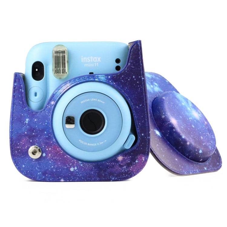 Painted Series Camera Bag with Shoulder Strap for Fujifilm Instax mini 11(Shining Starry Sky) - Leather Bag by PMC TechLife | Online Shopping South Africa | PMC TechLife