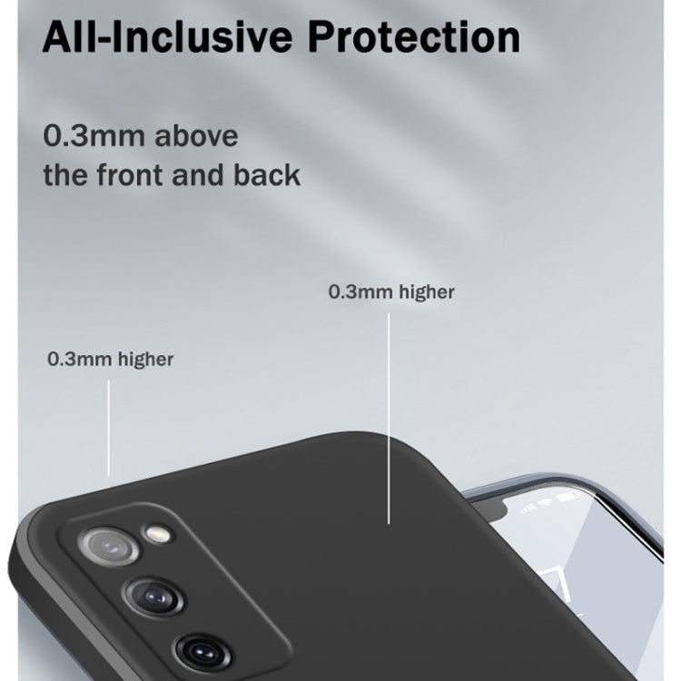 For Samsung Galaxy S20 FE Solid Color Imitation Liquid Silicone Straight Edge Dropproof Full Coverage Protective Case(Matcha Green) - free shipping - PMC TechLife - Order now!