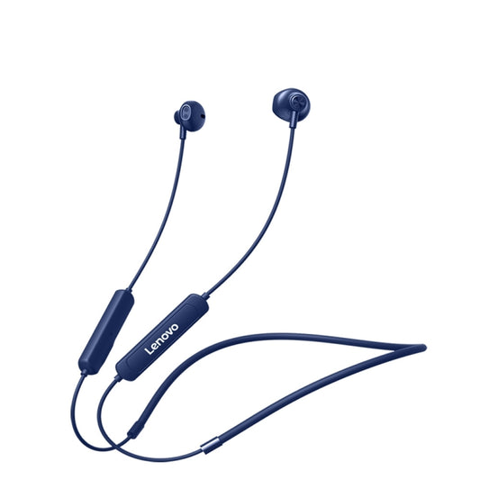 Original Lenovo SH1 Intelligent Noise Reduction Neck-mounted Magnetic Wire-controlled Bluetooth Earphone, Support Call(Navy Blue) - Neck-mounted Earphone by Lenovo | Online Shopping South Africa | PMC Jewellery