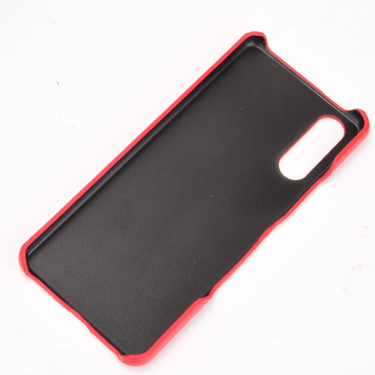 For Sony Xperia 10 III Shockproof Litchi Texture PC + PU Case(Grey) - Sony Cases by PMC TechLife | Online Shopping South Africa | PMC TechLife | Buy Now Pay Later Mobicred