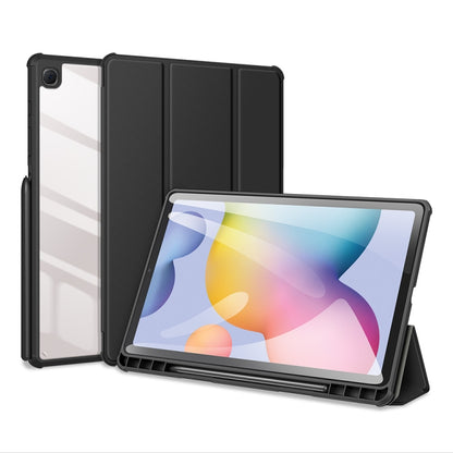 For Samsung Galaxy Tab S6 Lite 2024 / 2020 DUX DUCIS TOBY Series Antiskid PU Leather + PC + TPU Horizontal Flip Case with Holder & Pen Slot & Sleep / Wake-up Function(Black) - Tab S6 Lite P610 / P615 by DUX DUCIS | Online Shopping South Africa | PMC Jewellery | Buy Now Pay Later Mobicred