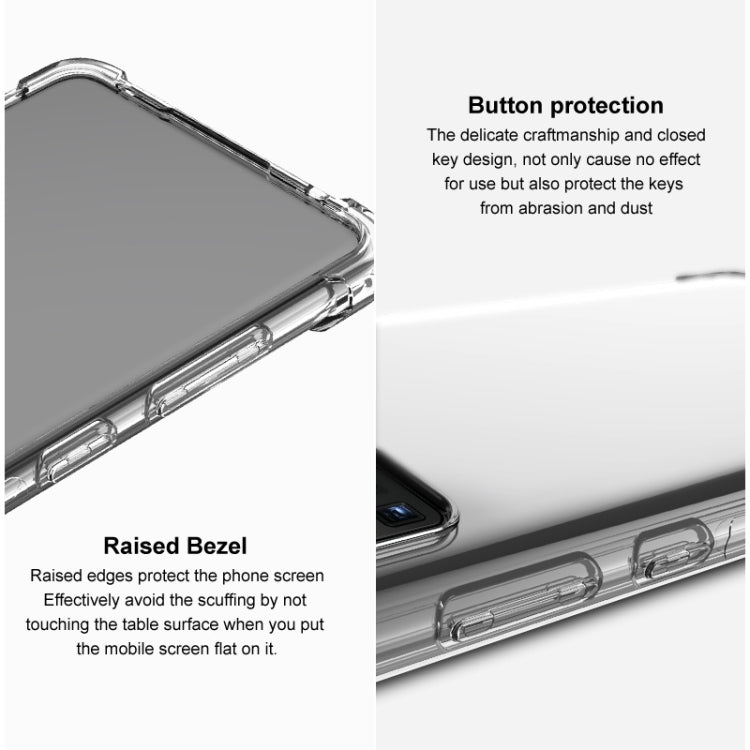 For Xiaomi Redmi Note 10 Pro Overseas Version IMAK All-inclusive Shockproof Airbag TPU Case with Screen Protector(Transparent Black) - Xiaomi Cases by imak | Online Shopping South Africa | PMC TechLife | Buy Now Pay Later Mobicred