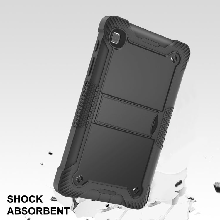 For Samsung Galaxy Tab A7 Lite T225/T220 Silicone + PC Shockproof Protective Case with Holder(Black) - free shipping - PMC TechLife - Order now!