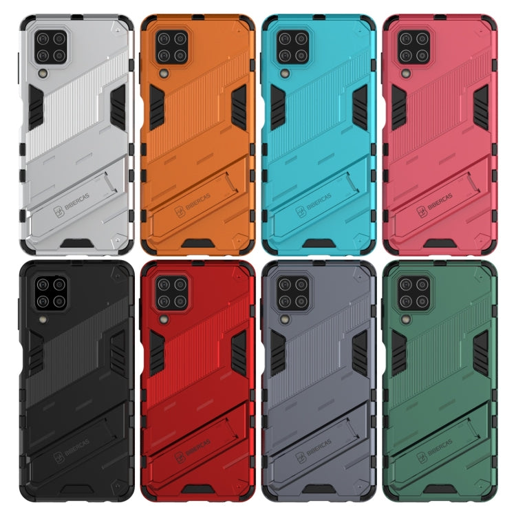 For Samsung Galaxy M32 Punk Armor 2 in 1 PC + TPU Shockproof Case with Invisible Holder(Black) - Galaxy Phone Cases by PMC TechLife | Online Shopping South Africa | PMC TechLife