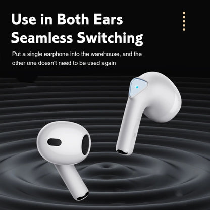 Lenovo LP80 Bluetooth 5.0 True Wireless Noise Reduction Music Bluetooth Earphone(White) - TWS Earphone by Lenovo | Online Shopping South Africa | PMC Jewellery