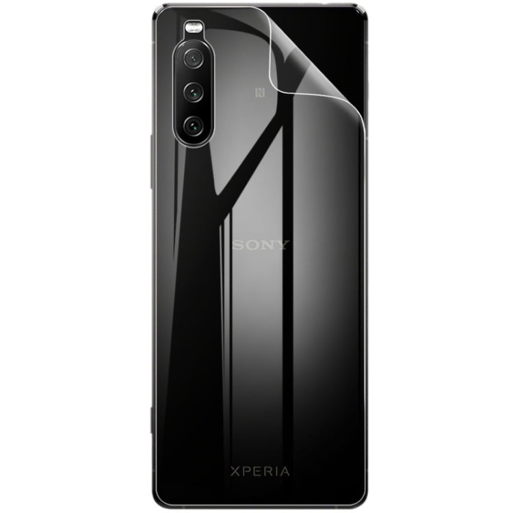 For Sony Xperia 10 III 2 PCS IMAK 0.15mm Curved Full Screen Protector Hydrogel Film Back Protector - Sony Tempered Glass by imak | Online Shopping South Africa | PMC TechLife | Buy Now Pay Later Mobicred