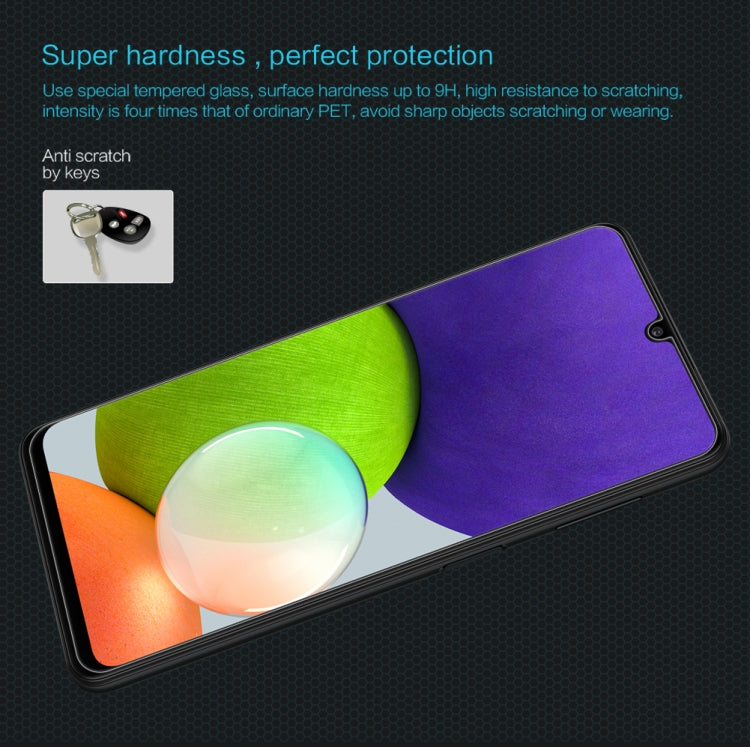 For Samsung Galaxy A22 4G LTE NILLKIN H Explosion-proof Tempered Glass Film - Galaxy Tempered Glass by NILLKIN | Online Shopping South Africa | PMC Jewellery