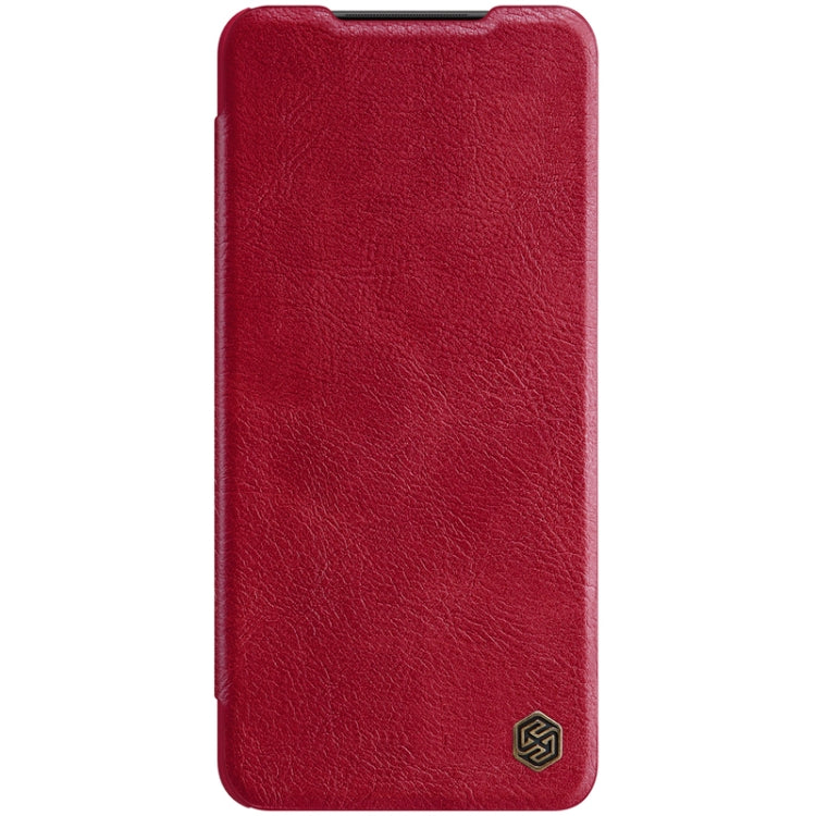 For Samsung Galaxy A22 4G LTE NILLKIN QIN Series Crazy Horse Texture Horizontal Flip Leather Case(Red) - Galaxy Phone Cases by NILLKIN | Online Shopping South Africa | PMC Jewellery