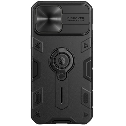 For iPhone 13 Pro NILLKIN Shockproof CamShield Armor Protective Case with Invisible Ring Holder (Black) - iPhone 13 Pro Cases by NILLKIN | Online Shopping South Africa | PMC Jewellery