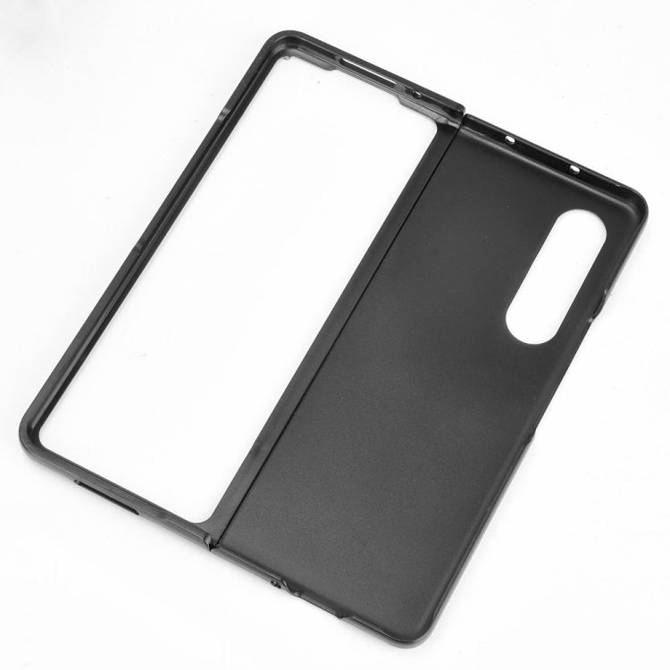 For Samsung Galaxy Z Fold3 5G Shockproof Sewing Cow Pattern Skin PC + PU + TPU Case(Red) - free shipping - PMC TechLife - Order now!