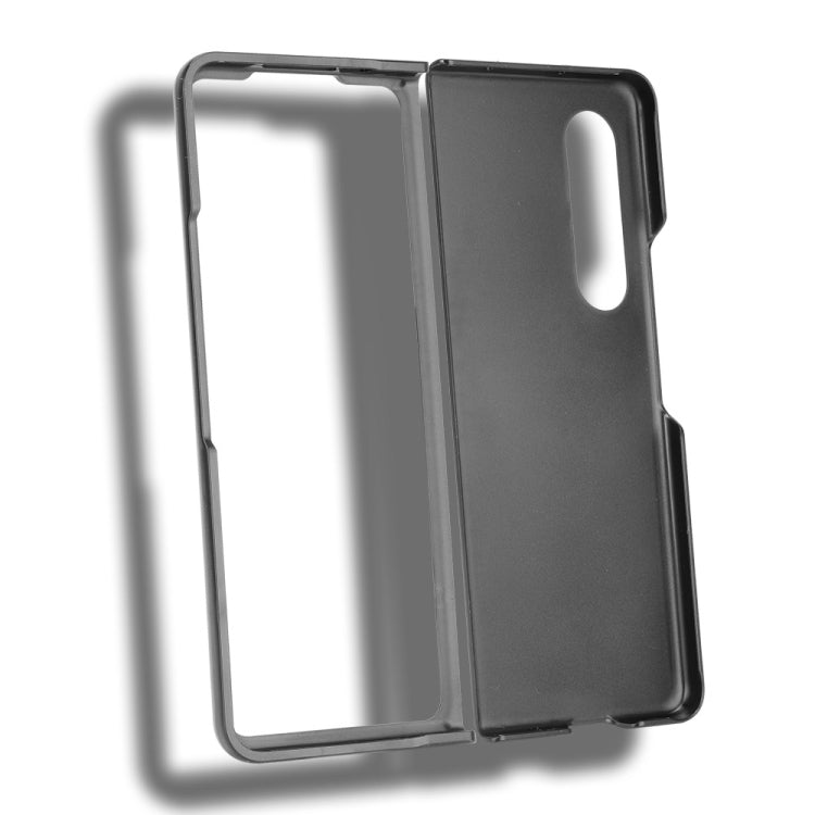 For Samsung Galaxy Z Fold3 5G Shockproof Sheep Skin PC + PU + TPU Case(Brown) - free shipping - PMC TechLife - Order now!